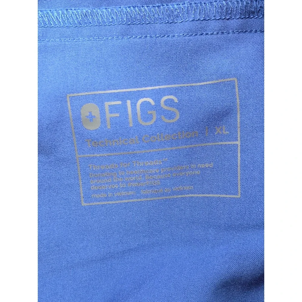 FIGS Tansen Jogger Scrub Pants Mens XL Blue Technical Collection